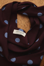Charger l'image dans la galerie, Foulard POIS prune
