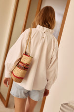 Charger l'image dans la galerie, Blouse ÉTOFFE blanc

