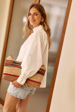 Charger l'image dans la galerie, Blouse ÉTOFFE blanc
