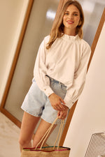 Charger l'image dans la galerie, Blouse ÉTOFFE blanc
