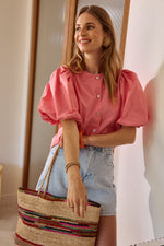 Charger l'image dans la galerie, Blouse POP rose
