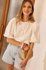 Charger l'image dans la galerie, Blouse POP blanc

