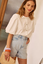 Charger l'image dans la galerie, Blouse POP blanc

