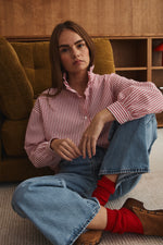 Charger l'image dans la galerie, Chemise DIVINE rouge
