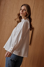 Charger l&#39;image dans la galerie, Blouse ÉTOFFE blanc
