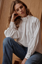 Charger l&#39;image dans la galerie, Blouse ÉTOFFE blanc
