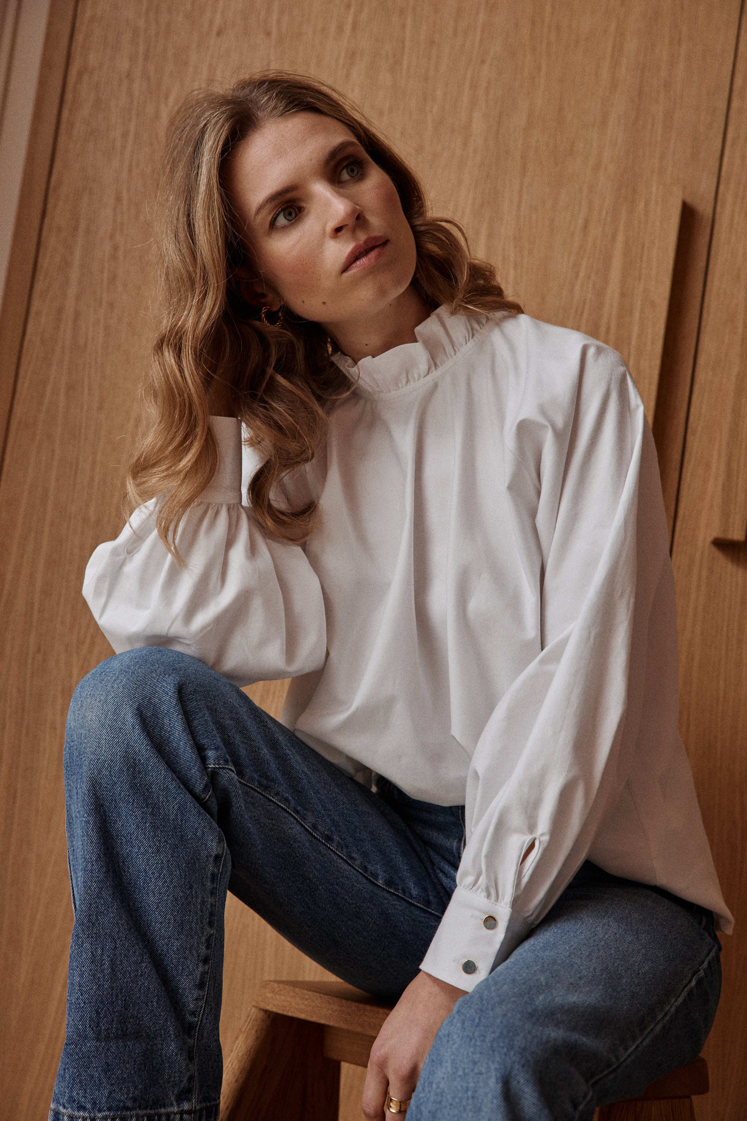 Blouse ÉTOFFE blanc