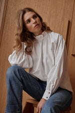 Charger l&#39;image dans la galerie, Blouse ÉTOFFE blanc
