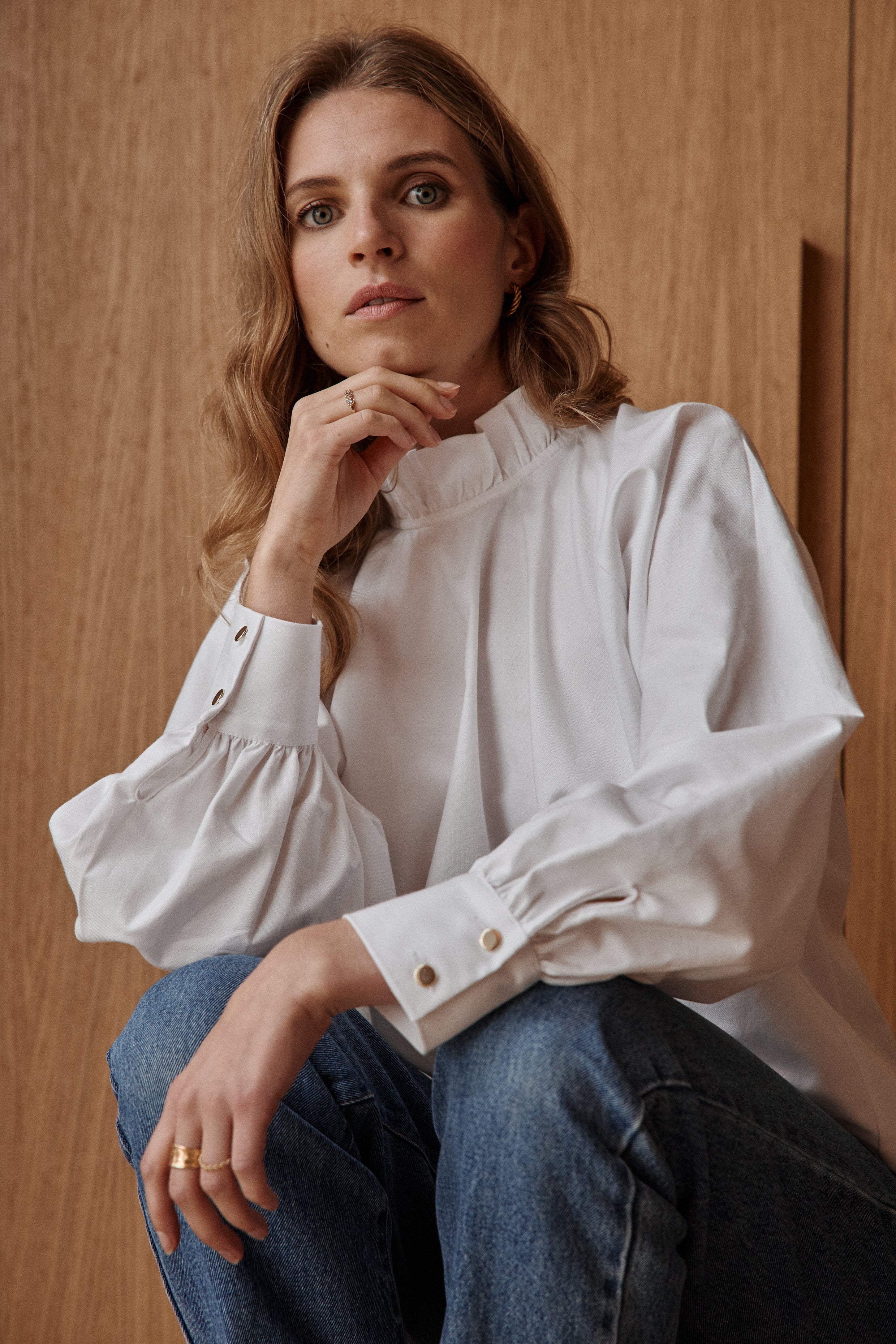 Blouse ÉTOFFE blanc