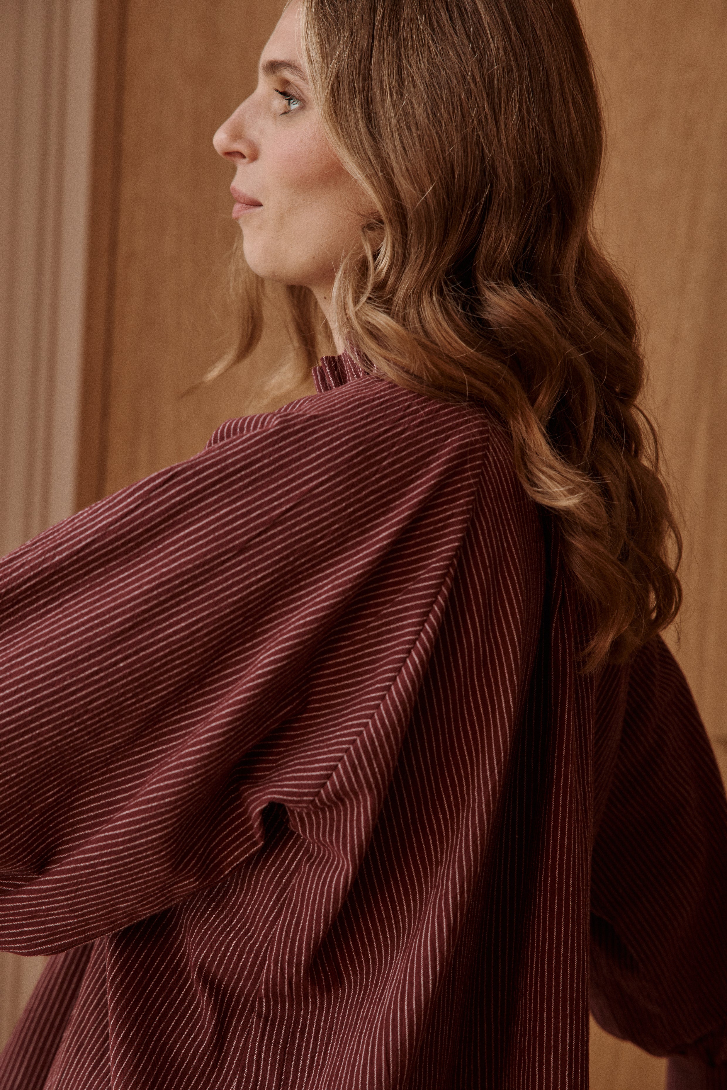 Blouse ÉTOFFE bordeaux