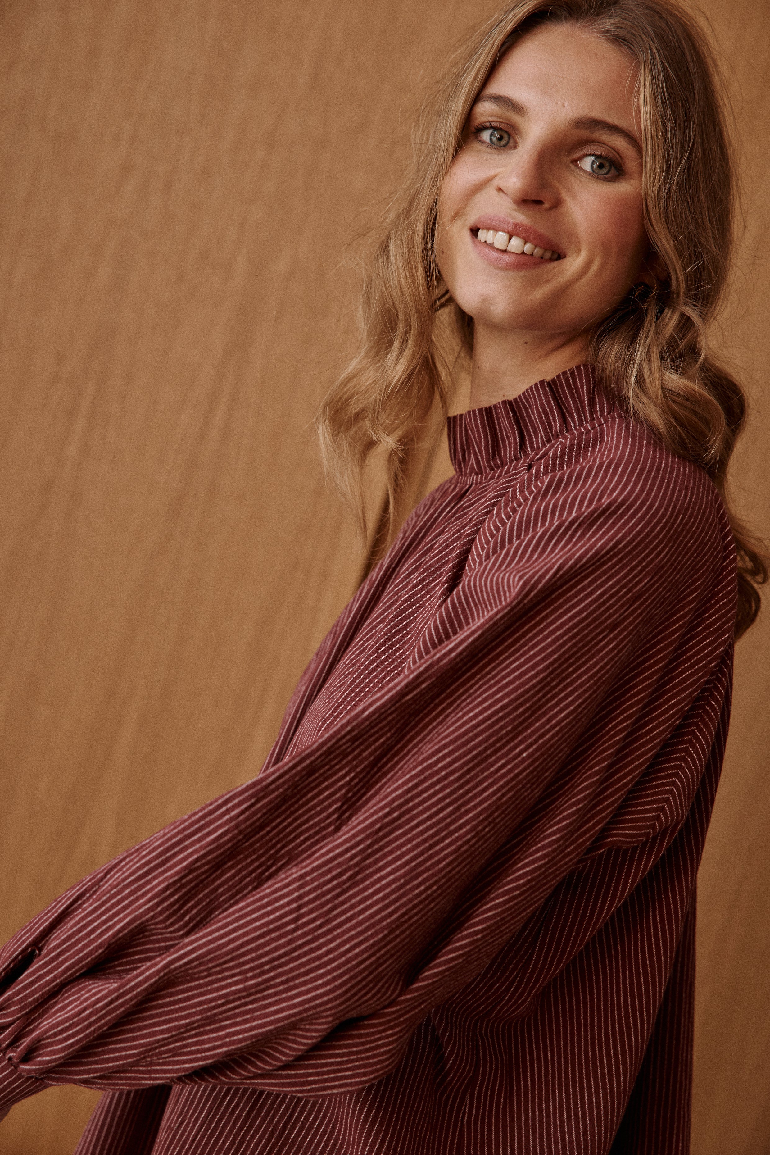 Blouse ÉTOFFE bordeaux