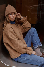 Charger l&#39;image dans la galerie, Pull FLOCON camel
