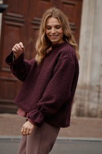 Charger l&#39;image dans la galerie, Pull FLOCON bordeaux
