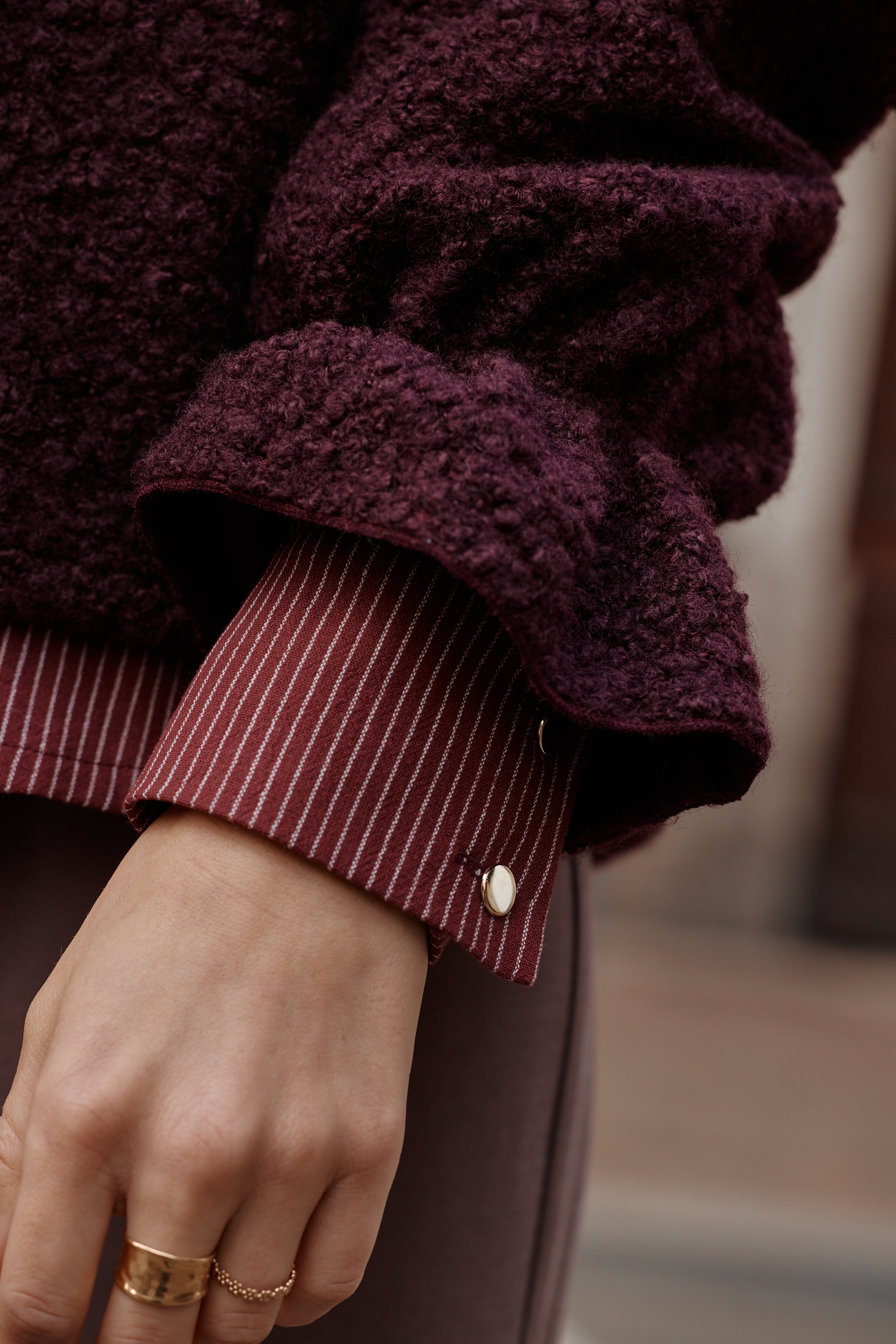 Pull FLOCON bordeaux