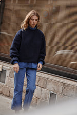 Charger l&#39;image dans la galerie, Pull FLOCON marine
