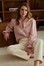 Charger l'image dans la galerie, Chemise ICÔNE rose poudré
