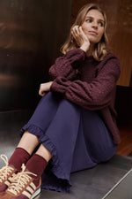 Charger l&#39;image dans la galerie, Pull FLOCON bordeaux
