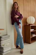 Charger l'image dans la galerie, Sweat NUAGE bordeaux
