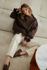Charger l'image dans la galerie, Sweat NUAGE chocolat
