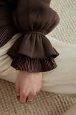 Charger l'image dans la galerie, Sweat NUAGE chocolat
