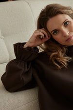 Charger l'image dans la galerie, Sweat NUAGE chocolat
