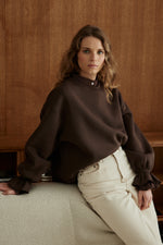 Charger l'image dans la galerie, Sweat NUAGE chocolat
