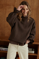 Charger l'image dans la galerie, Sweat NUAGE chocolat
