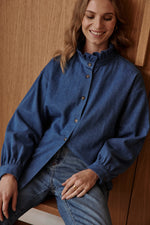 Charger l&#39;image dans la galerie, Chemise PLUME denim
