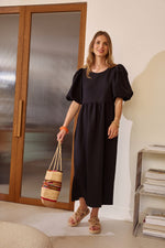 Charger l'image dans la galerie, Robe MILKY noir
