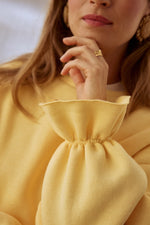 Charger l'image dans la galerie, Sweat NUAGE jaune beurre
