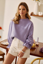 Charger l'image dans la galerie, Sweat NUAGE lilas
