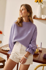 Charger l'image dans la galerie, Sweat NUAGE lilas
