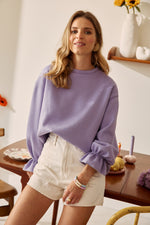 Charger l'image dans la galerie, Sweat NUAGE lilas
