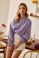 Charger l'image dans la galerie, Sweat NUAGE lilas
