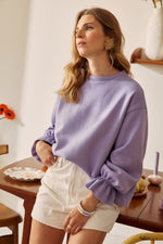Charger l'image dans la galerie, Sweat NUAGE lilas
