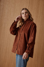 Charger l&#39;image dans la galerie, Chemise VELVET noisette
