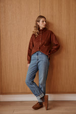 Charger l&#39;image dans la galerie, Chemise VELVET noisette
