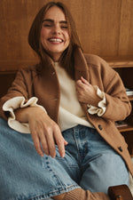 Charger l'image dans la galerie, Veste COMÈTE en laine camel
