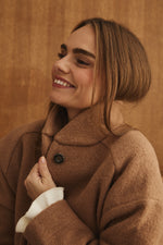 Charger l'image dans la galerie, Veste COMÈTE en laine camel

